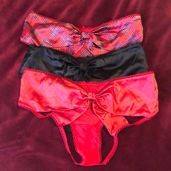 Victoria's Secret Intimates & Sleepwear Bow Panty Set Poshmark